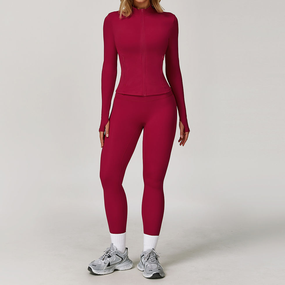 Thumbnail: Women's Quick-Dry Yoga & Gym Set – 2/3-Piece Sportswear for Fitness