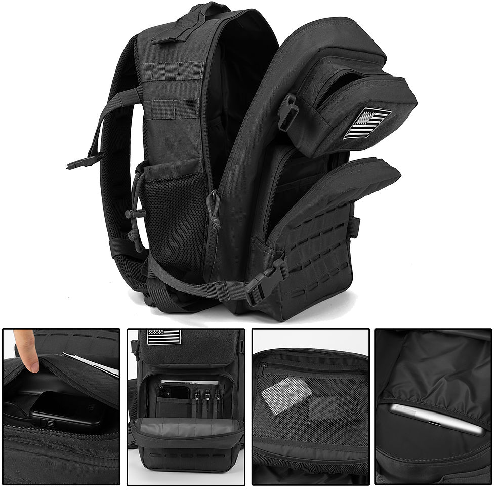 Thumbnail: 25L Tactical Backpack for Outdoor Fitness MOLLE Bag for Men and Women
