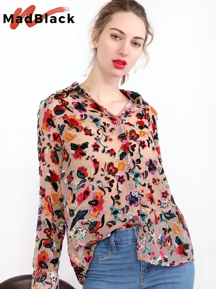 Thumbnail: Microfiber Maxi Blouse Dress Loose Fit Elegant Casual