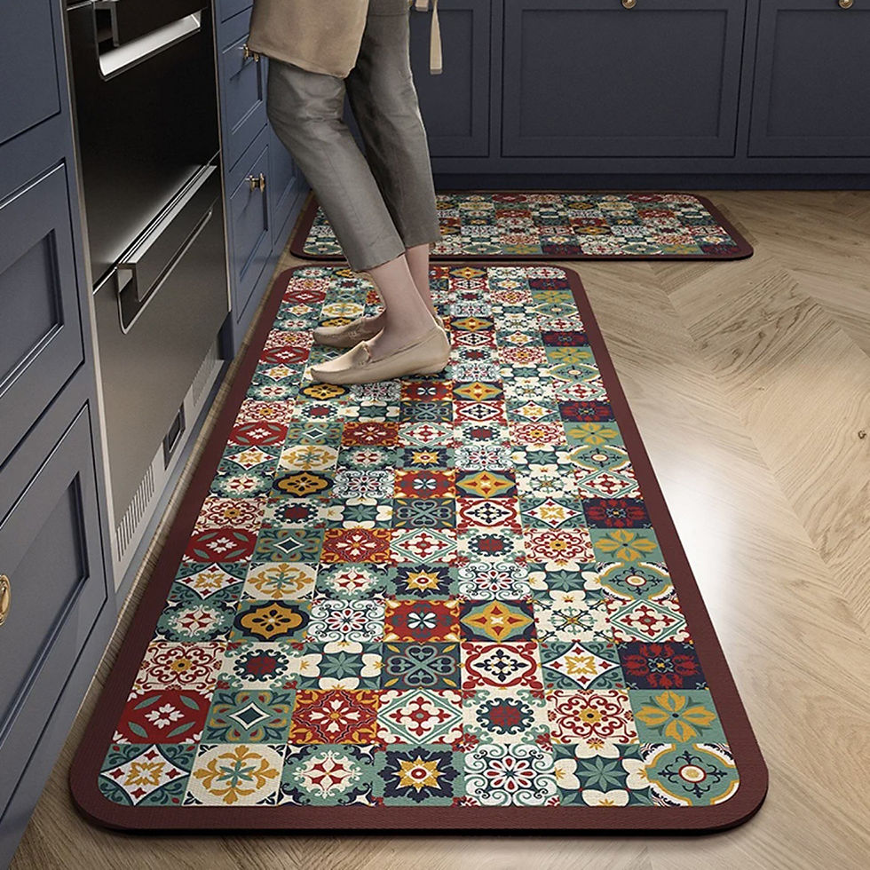 Thumbnail: Absorbent Non-Slip Kitchen Rug Long Hallway Area Mat