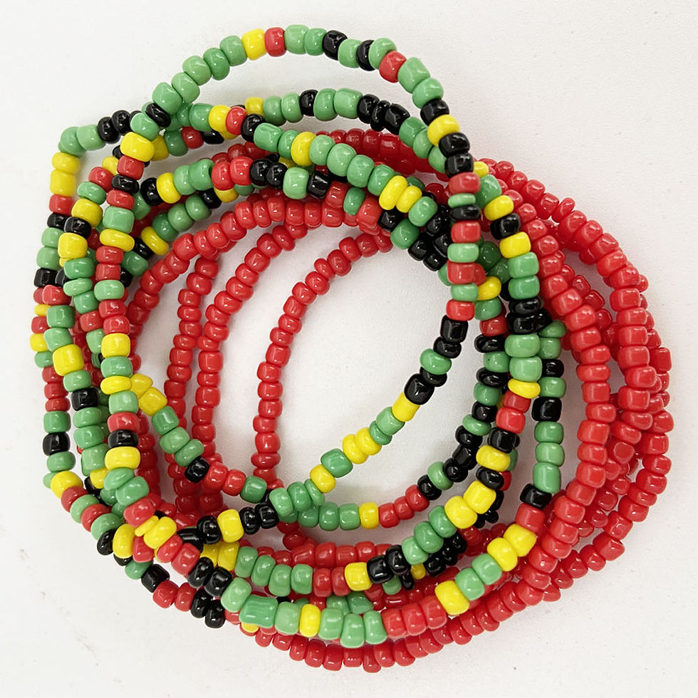 Thumbnail: Women’s Elastic Waist Beads Belly Chain – 80cm Weight‑Loss Body Jewelry