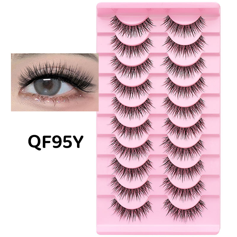 Thumbnail: Manga Little Devil Natural False Eyelashes 5/10 Pairs
