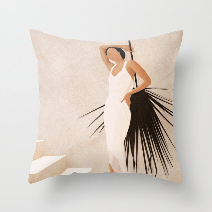 Thumbnail: Short Plus Mid-Century Geometry Abstract Throw Pillow Cover
