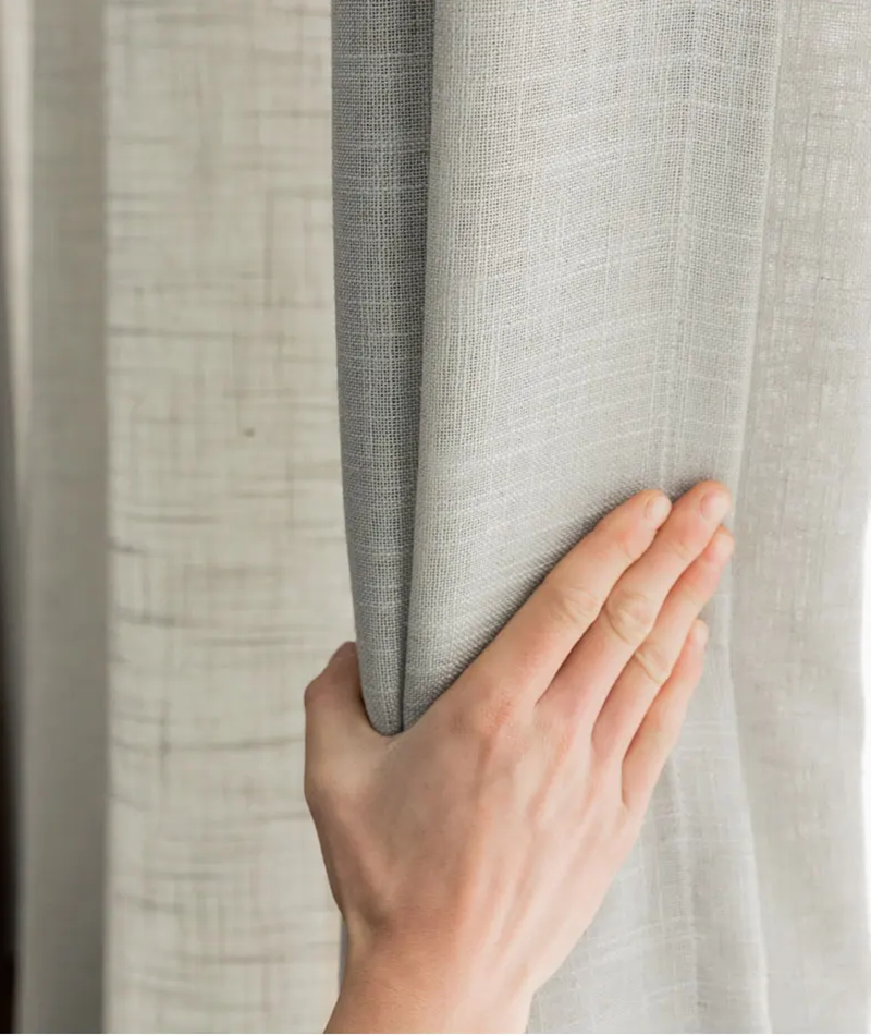 Thumbnail: Modern Linen Sheer Curtains for Living Room & Bedroom
