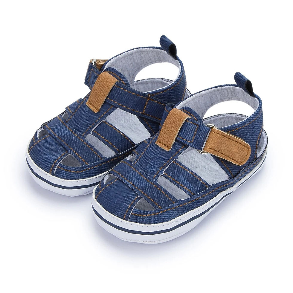 Thumbnail: Baby Canvas Casual Sneakers with Anti-Slip Rubber Sole for Infant and Toddler