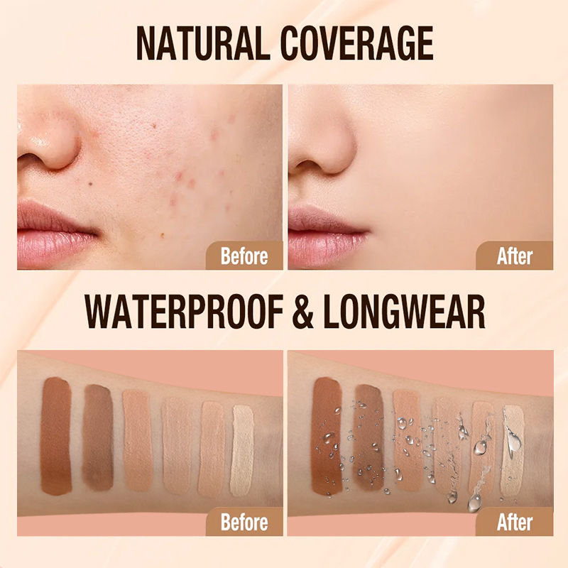 Thumbnail: BB Cream Liquid Foundation Full Coverage Natural Concealer Long Lasting