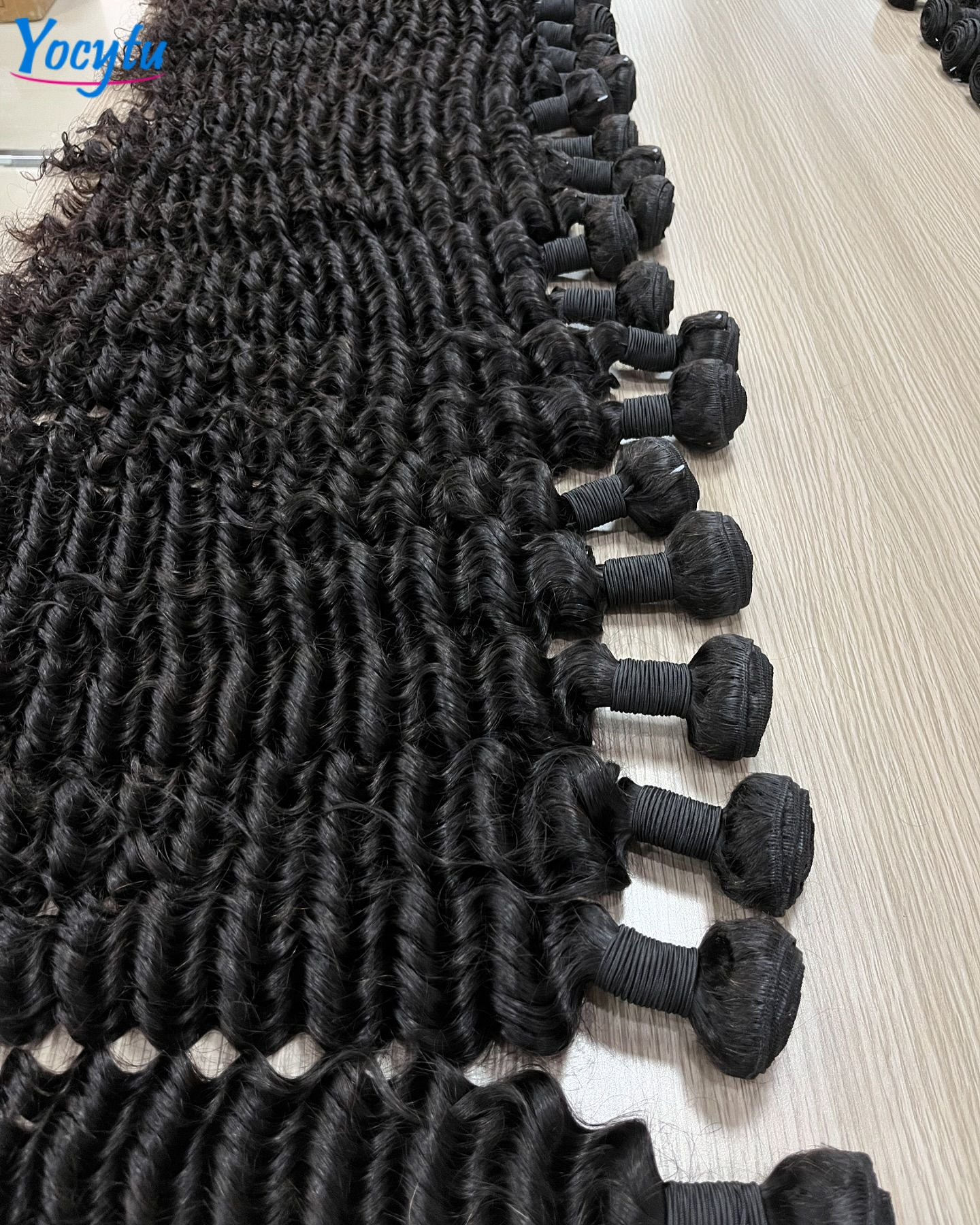 Brazilian Deep Wave Human Hair Bundles 100% Remy Hair Extensions