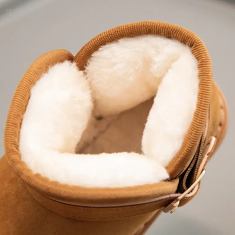 Thumbnail: Children’s Winter Snow Boots – Plush Lined Slip-On Boots for Boys & Girls