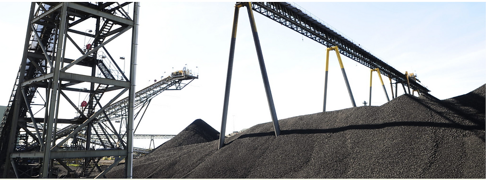 Coal loading NSW Australia