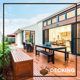 Wooden deck outdoor for modern bungalow in Melaka