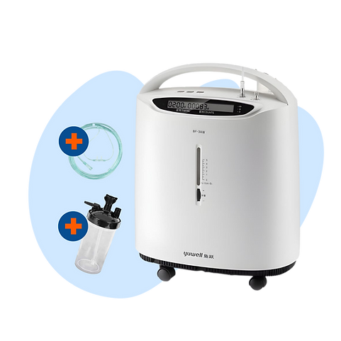 Portable oxygen machine rental for outdoor activities.