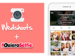 Ahora con #QuieroSelfie podés imprimir las fotos de tu album WedShoots, la app de casamientos.com.ar