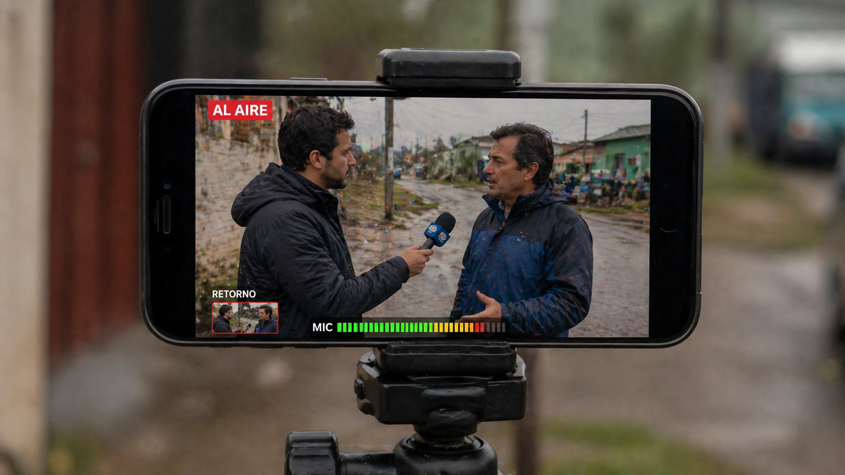 Cómo transmitir en vivo para televisión solo con teléfono celular