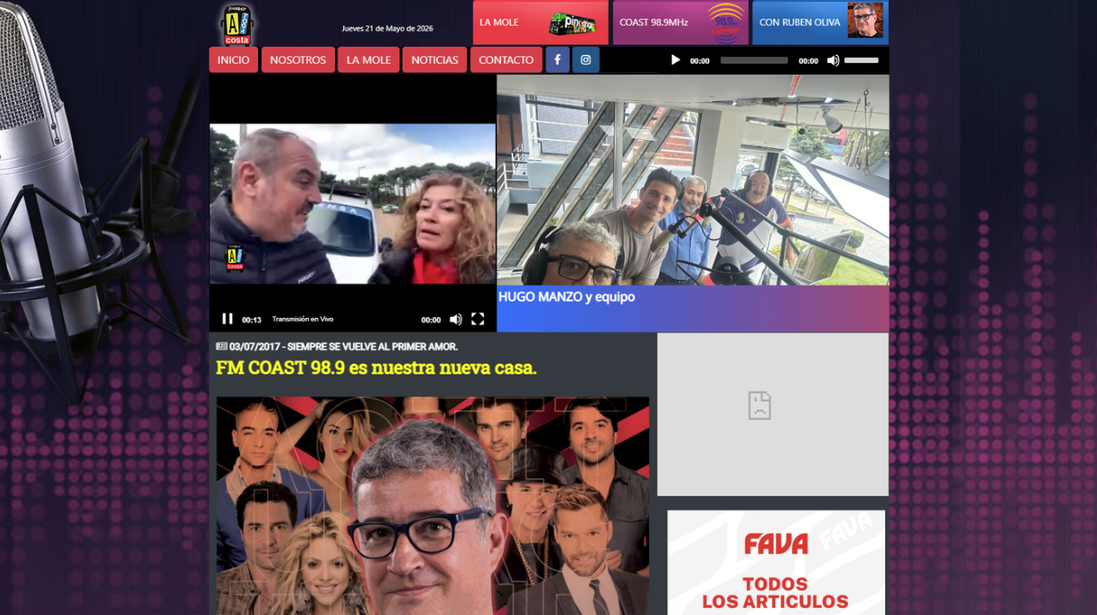 Transmitir al estudio solo con un celular: cómo A Toda Costa lo hace desde Pinamar con veamoslasfotos.app