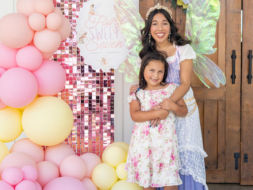 fairy birthday party fairy balloons shimmer wall party rentals the willows at lantern lake Leitchfield KY 