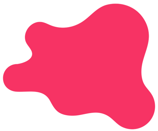 hot pink blob