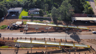 Pitanga terá interdição de rodovia na quarta para avanço em obra de nova passarela