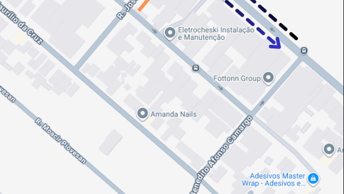 Rua Josefina Dal Negro, no bairro Iná, terá mudança temporária no sentido de circulação