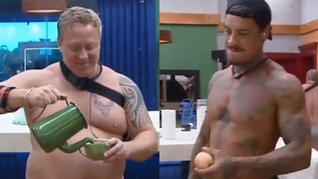A Fazenda: Murilo dá bronca em Serginho por andar de cueca