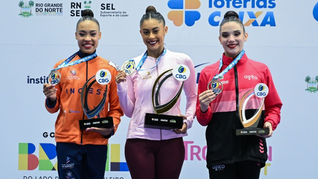 Ela fez de novo: Bárbara Domingos conquista ouro no Brasileiro de Ginástica Rítmica