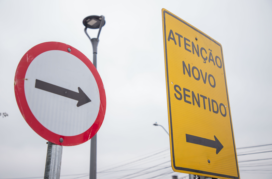 Rua no Capão Raso tem mudança de sentido e de preferência a partir desta quarta