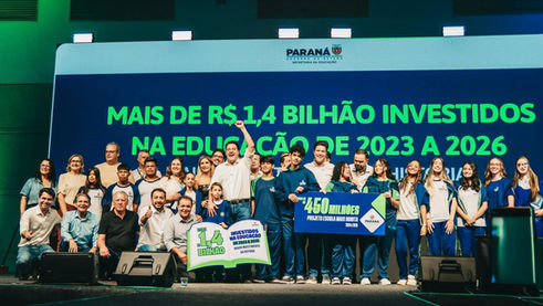 Estado anuncia pacote de investimentos para ampliar melhorias nas escolas do Paraná