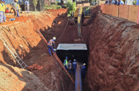 Sanepar conclui etapa crucial da obra que duplica transporte de água na Zona Norte de Maringá