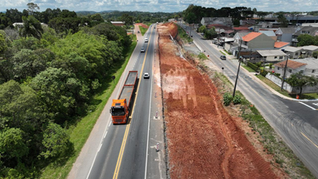 Obras de duplicação do Contorno Norte de Curitiba avançam e chegam a 25%
