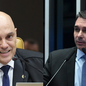Flávio Bolsonaro pede que STF declare Moraes suspeito para julgar caso Master