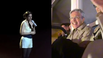 Rosalía encontra Caetano Veloso no Rio e declara admiração pelo cantor