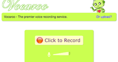VOCAROO, GRABADOR DE VOZ ONLINE
