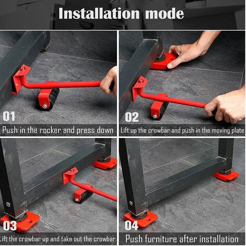 Thumbnail: Heavy Load Furniture Lifter Mover Tool Set
