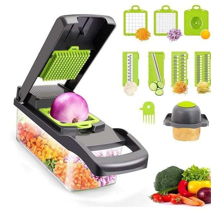 Thumbnail: 16 Pcs Veggie Slicer Chopper