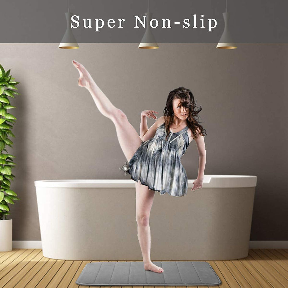 Thumbnail: Bathroom foam mat -  80 x 50 cm - 