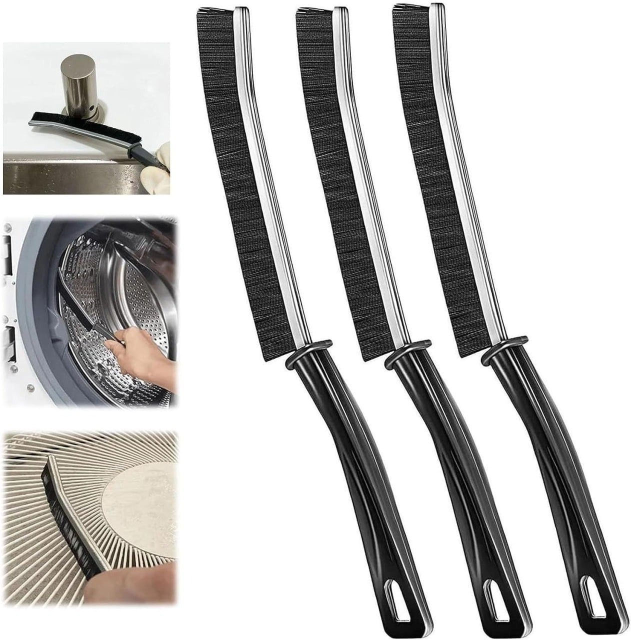 SMALL GAP CLEANING BRUSH WITH PLASTIC PANNY