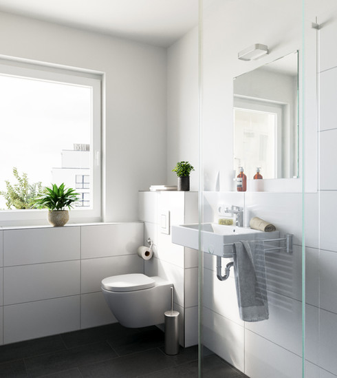 Ansicht I: Badezimmer