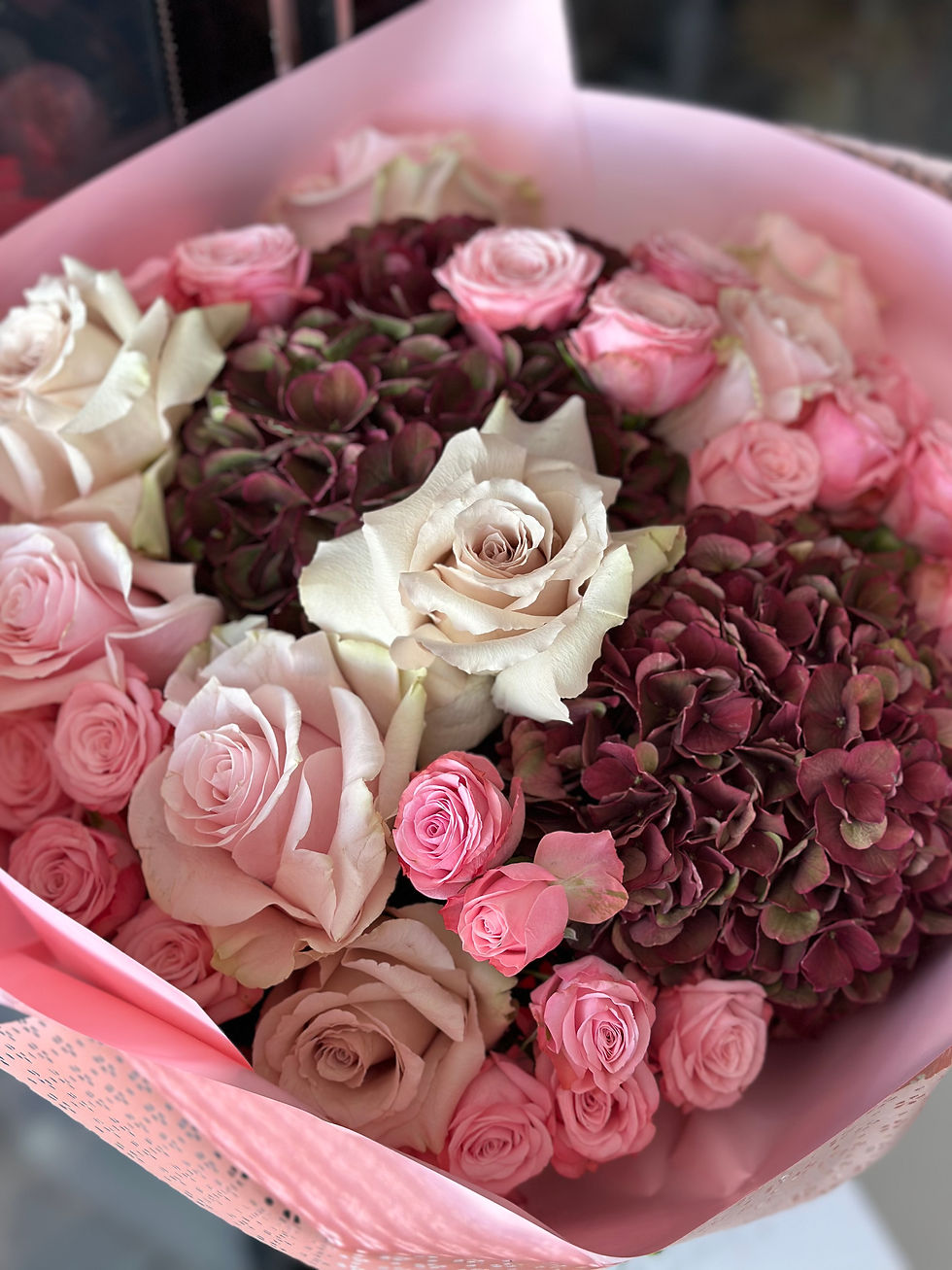 Thumbnail: Bouquet with hydrangea 