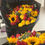 Thumbnail: Sunflower and red tulips mix 