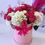 Μικρογραφία: Fuchsia garden roses and white hydrangeas 