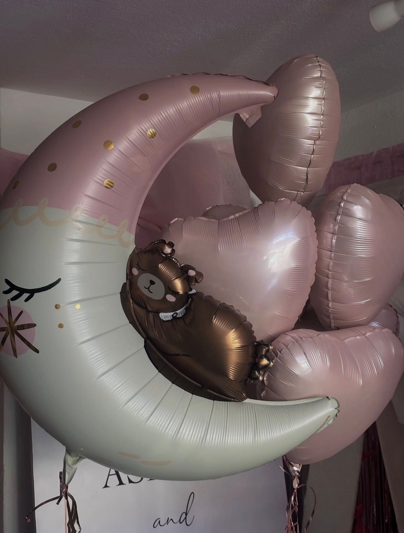 Baby girl balloon set