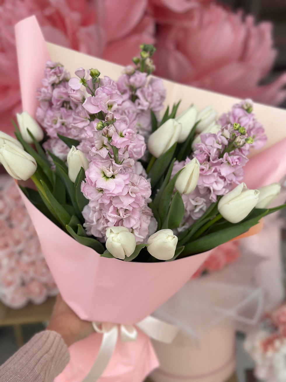 Μικρογραφία: Tulips and Matiola mix