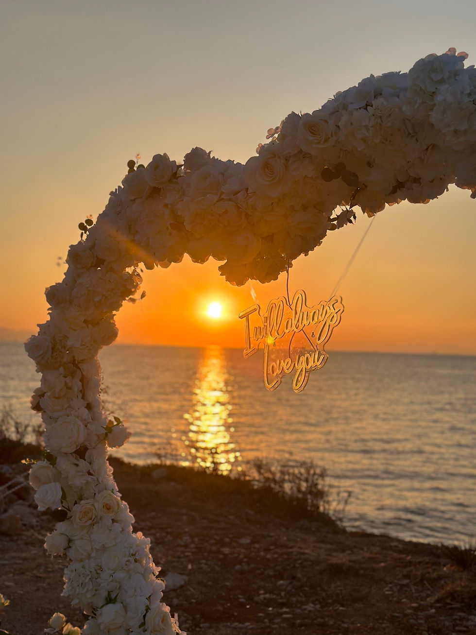 Μικρογραφία: Sunset sea view marriage proposal 