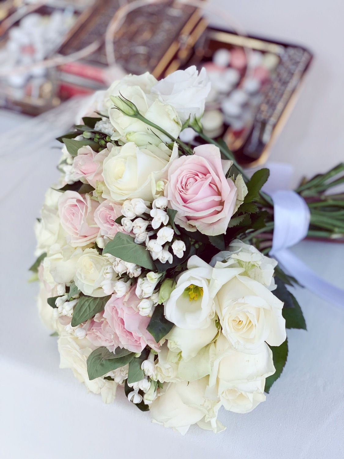 Delicate bridal bouquet 