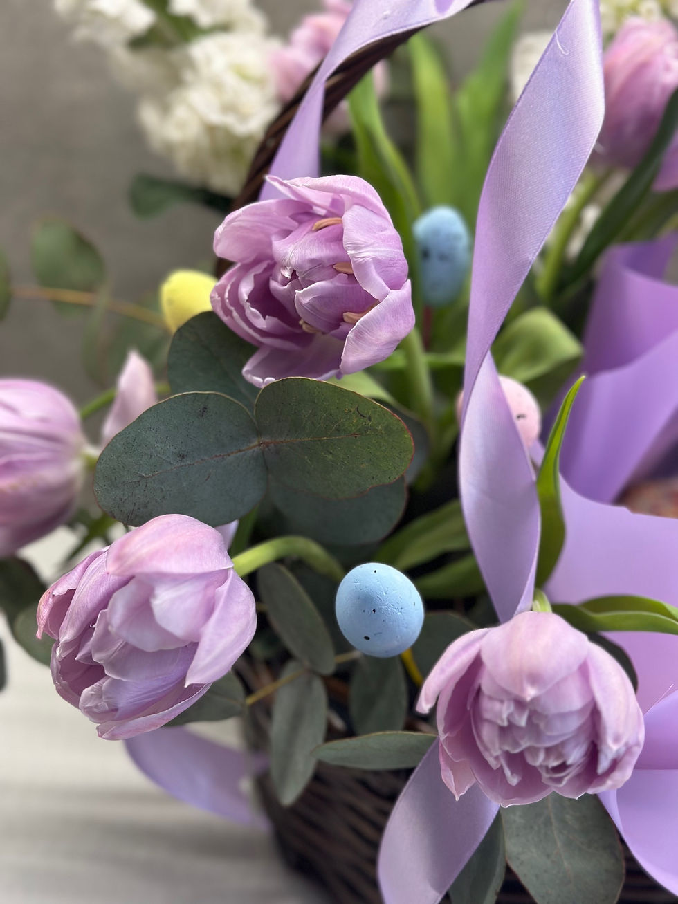 Thumbnail: Easter basket with fresh baked “Kulich”