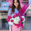 Μικρογραφία: Fuchsia garden roses and white hydrangeas 