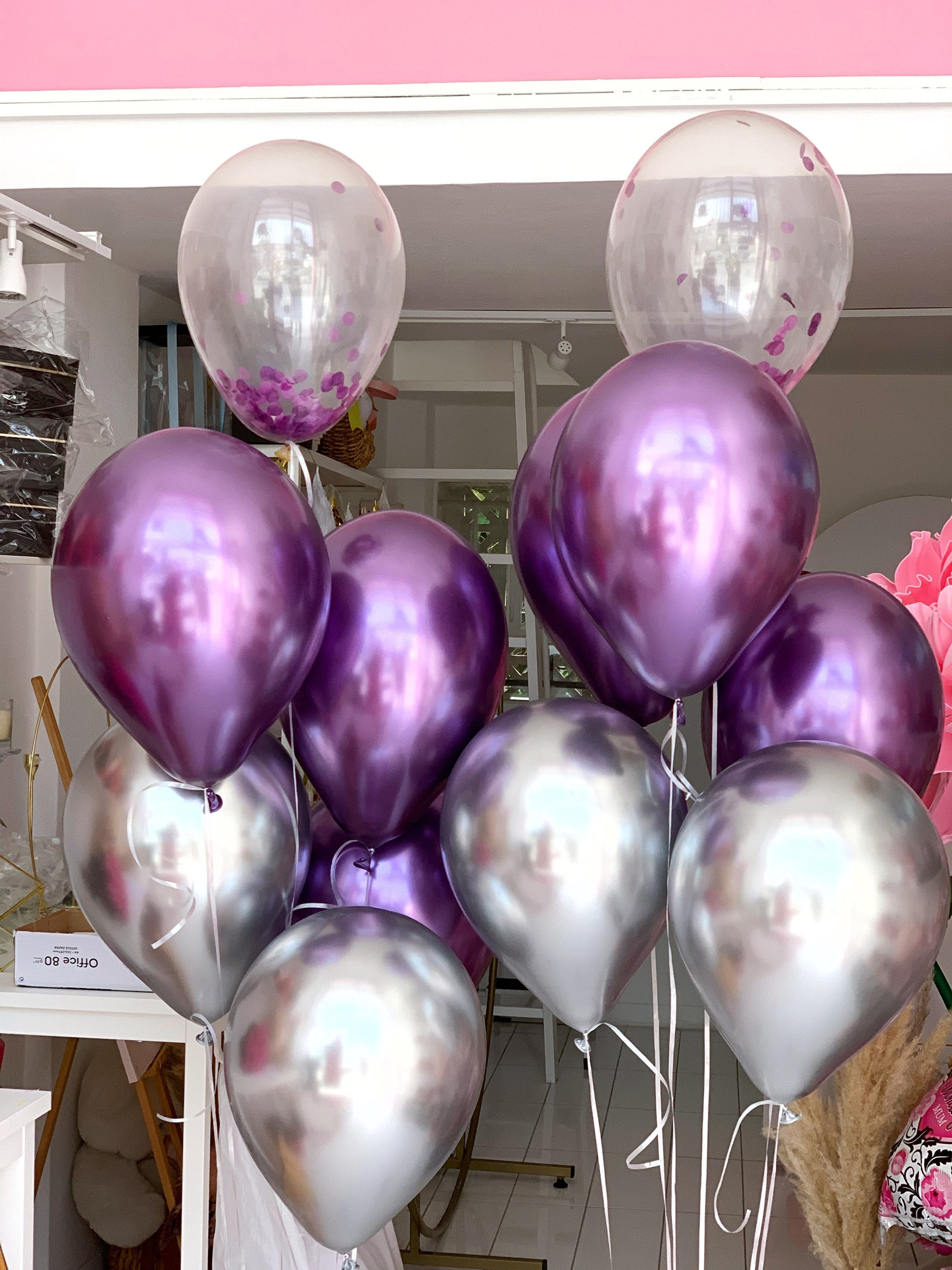 Chrome & brilliant purple