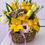 Μικρογραφία: Yellow tulips in wicker basket 