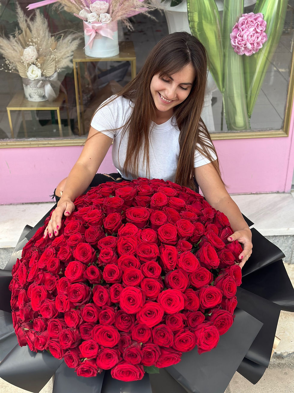 Μικρογραφία: 200 red Naomi roses 