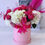 Μικρογραφία: Fuchsia garden roses and white hydrangeas 