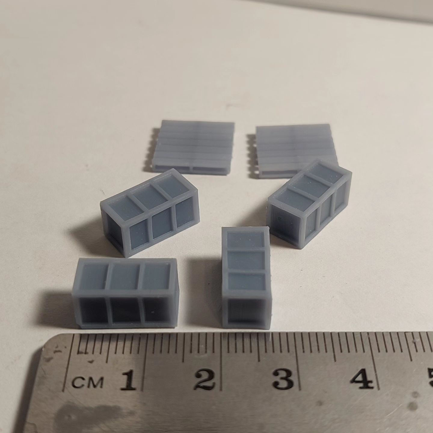 6pc Small Crate and Skids 